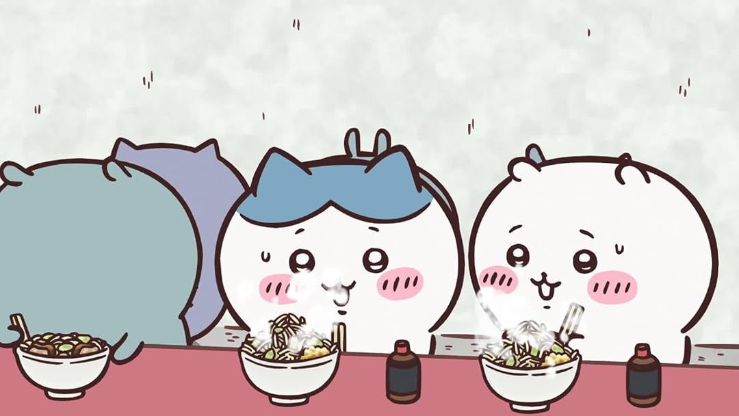 Chiikawa Characters Eating